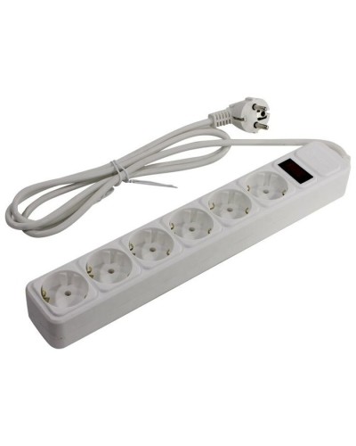 SP6W-130. Сетевой фильтр 6 розеток, 3м, белый. 5bites в Петрозаводске