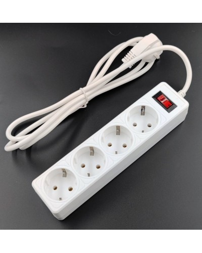 SP4W-530 GARDA. Сетевой фильтр 4 розетки,3м, белый. 5bites в Петрозаводске