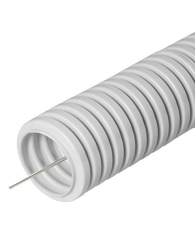 FCPL-25-PVC-050-1-GY (11229c): Труба гофрированная гибкая, лёгкая с протяжкой в Петрозаводске