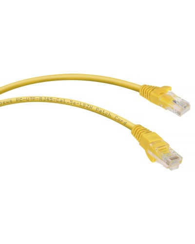PC-UTP-RJ45-Cat.5e-2m-YL-LSZH (9499c), желтый. Патч-корд медный. CABEUS в Петрозаводске