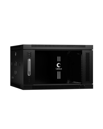 SH-05F-6U60/35-BK (8608c). Шкаф телекоммуникационный 19 настенный 6U. CABEUS в Петрозаводске