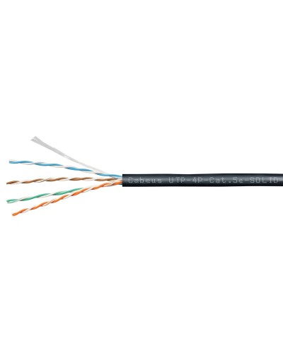 UTP-4P-Cat.5e-SOLID-OUT-PE-UV (11246c). Кабель «витая пара» (LAN) для структурированных систем связи. CABEUS в Петрозаводске