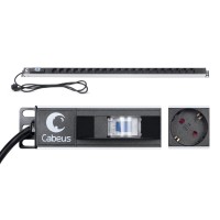 PDU-16-20S-B (9551c). Блок розеток. CABEUS