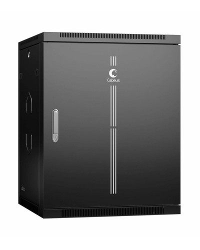 SH-05F-15U60/35m-R-BK (10759c). Шкаф телекоммуникационный 19 настенный 15U. CABEUS в Петрозаводске