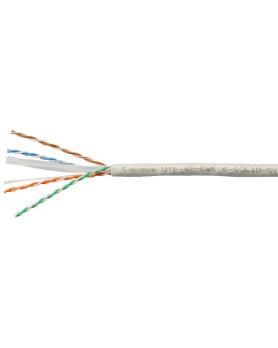 UTP-4P-Cat.6-SOLID-GY (7178c). Кабель «витая пара» (LAN) для структурированных систем связи. CABEUS в Петрозаводске