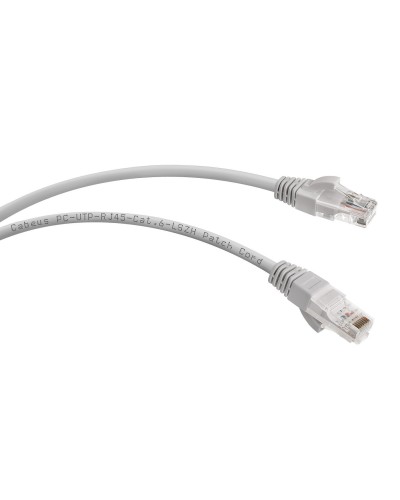 PC-UTP-RJ45-Cat.6-1m-LSZH (8877c), серый. Патч-корд медный. CABEUS в Петрозаводске