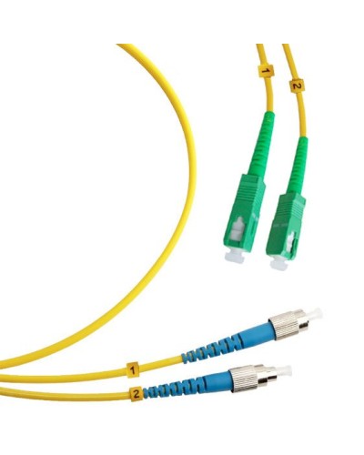 FOP(d)-9-SC/APC-FC/UPC-15m (8128c). Патч-корд оптический. CABEUS в Петрозаводске