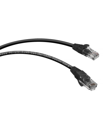 PC-UTP-RJ45-Cat.5e-5m-BK-LSZH (9541c), чёрный. Патч-корд медный. CABEUS в Петрозаводске