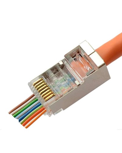 8P8C-SH-C6-FC (100 шт) (10797c). Разъем RJ-45. CABEUS в Петрозаводске