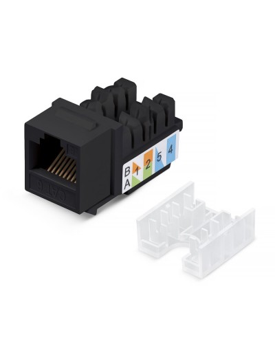 KJ-RJ45-Cat.6-90-SW-BK (10102c). Вставка Keystone Jack RJ-48. CABEUS в Петрозаводске