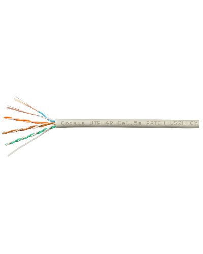 UTP-4P-Cat.5e-SOLID-GY-LIGHT (9995c). Кабель «витая пара» (LAN) для структурированных систем связи. CABEUS в Петрозаводске
