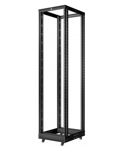 RA-32U-1000-BK (10158c). Открытая стойка 19, 32U, двухрамная, усиленная, цвет черный. CABEUS в Петрозаводске