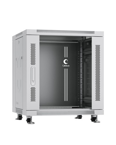 SH-05C-12U60/80 (7646c). Шкаф телекоммуникационный 19 напольный 12U. CABEUS в Петрозаводске
