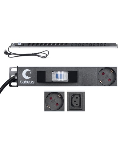 PDU-16-10S-10C13-B (9552c). Блок розеток. CABEUS в Петрозаводске