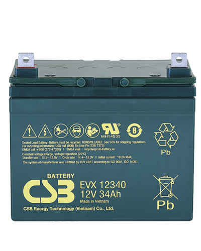 CSB EVX 12340. Аккумулятор герметичный свинцово-кислотный. CSB в Петрозаводске