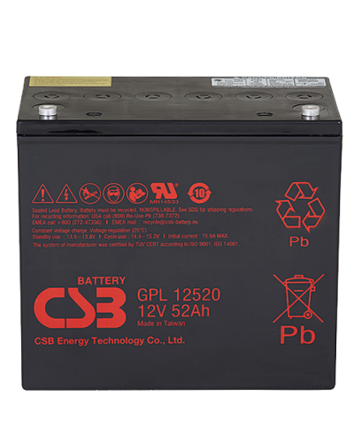 CSB GPL 12520. Аккумулятор герметичный свинцово-кислотный. CSB в Петрозаводске