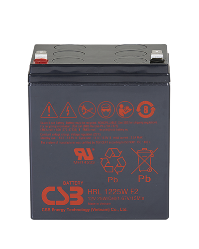 CSB HRL 1225W. Аккумулятор герметичный свинцово-кислотный. CSB в Петрозаводске