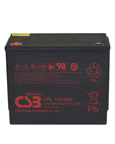 CSB HRL 12540W FR. Аккумулятор герметичный свинцово-кислотный. CSB в Петрозаводске