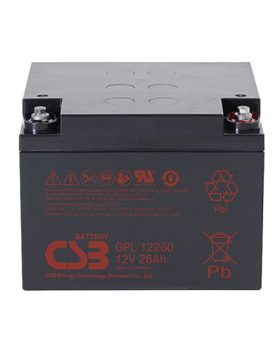 CSB GPL 12260. Аккумулятор герметичный свинцово-кислотный. CSB в Петрозаводске