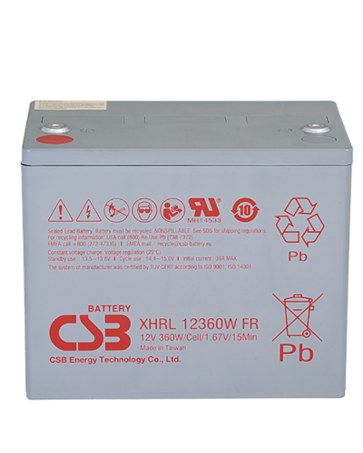 CSB XHRL 12360W FR. Аккумулятор герметичный свинцово-кислотный. CSB в Петрозаводске