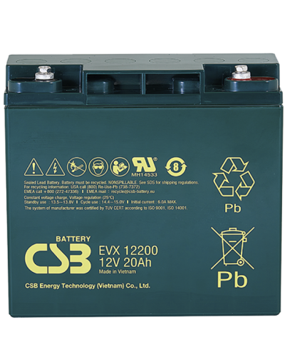 CSB EVX 12200. Аккумулятор герметичный свинцово-кислотный. CSB в Петрозаводске