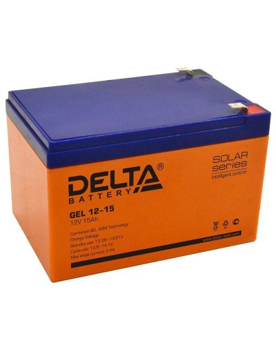 Delta GEL 12-15. Аккумулятор герметичный свинцово-кислотный. Delta в Петрозаводске