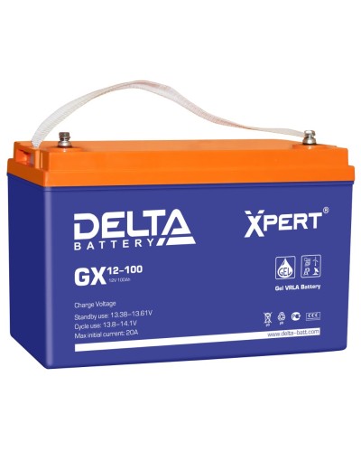 Delta GX 12-100. Аккумулятор герметичный свинцово-кислотный. Delta в Петрозаводске