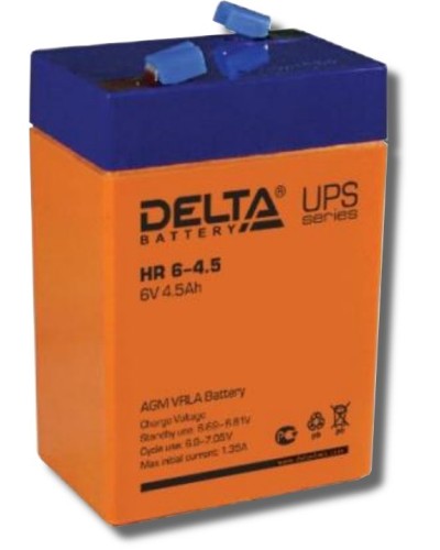 Delta HR 6-4.5. Аккумулятор герметичный свинцово-кислотный. Delta в Петрозаводске