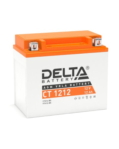 Delta CT 1212. Аккумулятор герметичный свинцово-кислотный стартерный. Delta в Петрозаводске