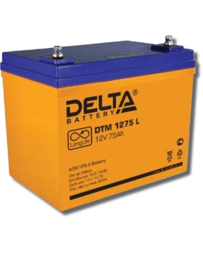 Delta DTM 1275 L. Аккумулятор герметичный свинцово-кислотный. Delta в Петрозаводске