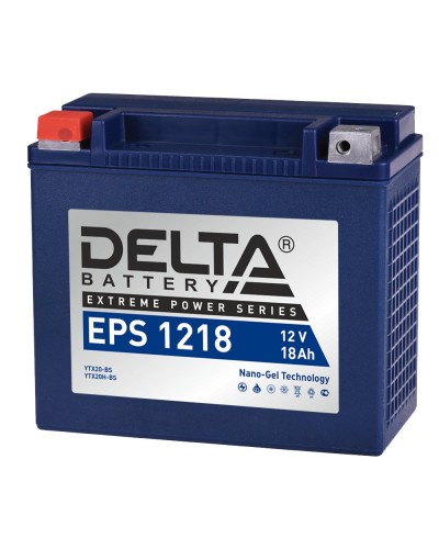 Delta EPS 1218. Аккумулятор герметичный свинцово-кислотный стартерный. Delta в Петрозаводске