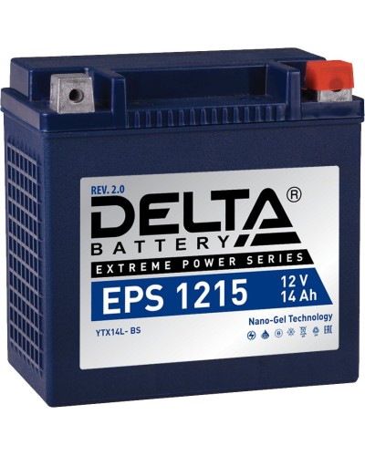 Delta EPS 1215. Аккумулятор герметичный свинцово-кислотный стартерный. Delta в Петрозаводске