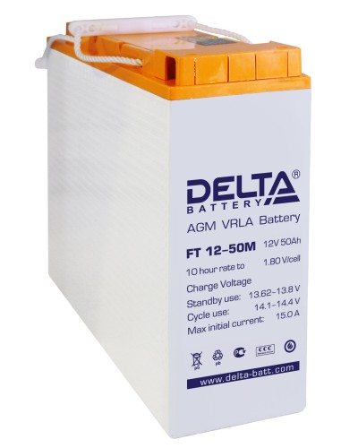 Delta FT 12-50 M. Аккумулятор герметичный свинцово-кислотный. Delta в Петрозаводске
