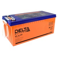 Delta GEL 12-200. Аккумулятор герметичный свинцово-кислотный. Delta