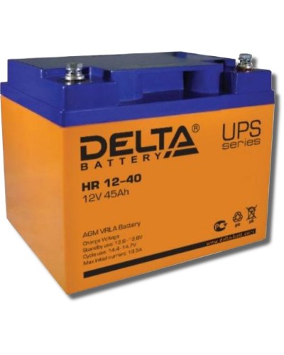 Delta HR 12-40. Аккумулятор герметичный свинцово-кислотный. Delta в Петрозаводске