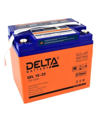 Delta GEL 12-33. Аккумулятор герметичный свинцово-кислотный. Delta в Петрозаводске