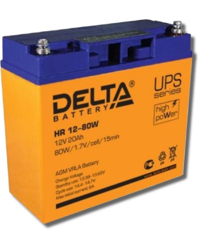 Delta HR 12-80 W. Аккумулятор герметичный свинцово-кислотный. Delta в Петрозаводске