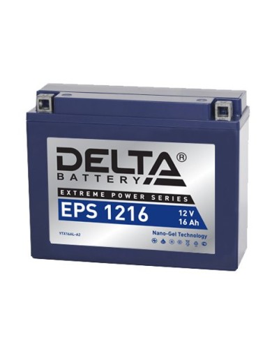 Delta EPS 1216. Аккумулятор герметичный свинцово-кислотный стартерный. Delta в Петрозаводске