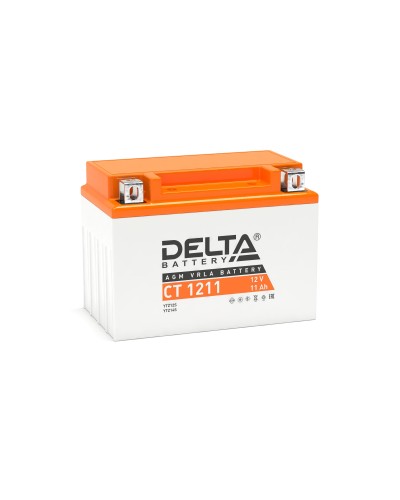 Delta CT 1211. Аккумулятор герметичный свинцово-кислотный стартерный. Delta в Петрозаводске