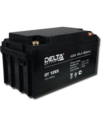Delta DT 1265. Аккумулятор герметичный свинцово-кислотный. Delta в Петрозаводске