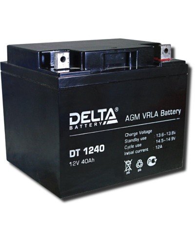 Delta DT 1240. Аккумулятор герметичный свинцово-кислотный. Delta в Петрозаводске