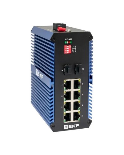 TSX-U-2GX/SFP-8GTP. Промышленный неуправляемый коммутатор. EKF в Петрозаводске