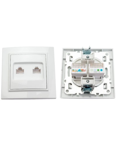 Минск Розетка RJ-45+Phone СП (ERK00-135-10). Розетка RJ-45+Phone СП. EKF в Петрозаводске