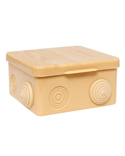 КМР-030-014 с крышкой (100х100х55) светлое дерево IP54 (plc-kmr-030-014-s). Коробка распределительная. EKF в Петрозаводске