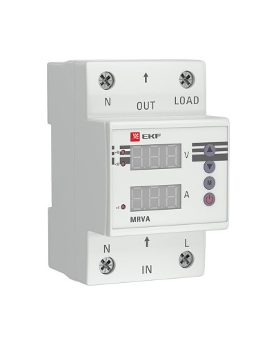 MRVA 40A PROxima (MRVA-40A). Реле напряжения и тока с дисплеем. EKF в Петрозаводске