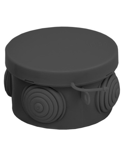 КМР-040-038 с крышкой (65х40) чёрная IP54 (plc-kmr-040-038-b). Коробка распределительная. EKF в Петрозаводске