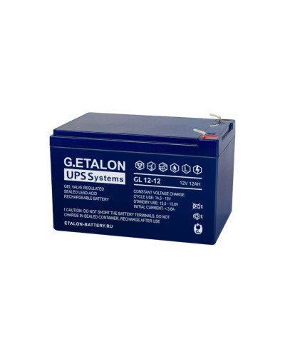 G.ETALON GL 12-12. Аккумулятор герметичный свинцово-кислотный. ETALON в Петрозаводске