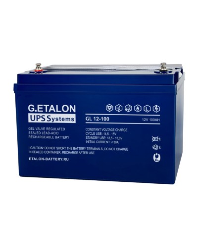 G.ETALON GL 12-100. Аккумулятор герметичный свинцово-кислотный. ETALON в Петрозаводске