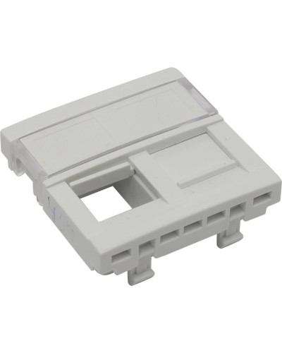 Вставка для 2-х модулей под RJ-45 кат.5e UTP, белая (45971 SBR): Вставка для 2-х модулей в Петрозаводске