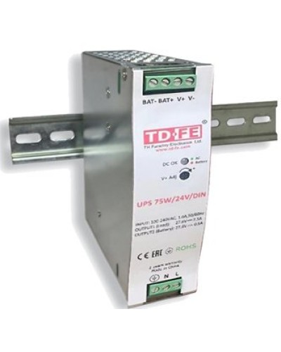 UPS 75W/24V/DIN. Блок бесперебойного питания. FARADAY в Петрозаводске